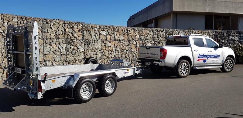 2023 Indespension 10 X 5 Beavertail 3.5T Digger Trailer